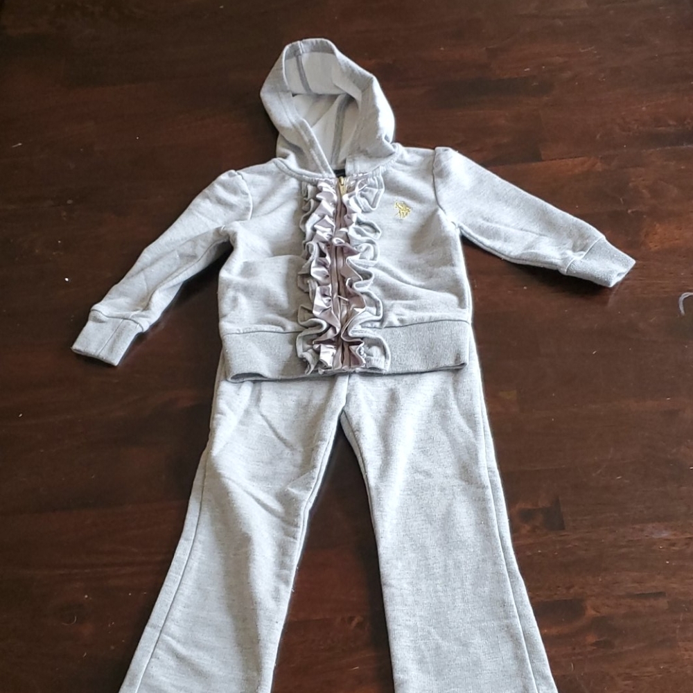 Ralph Lauren 2pc gray sweat set3T